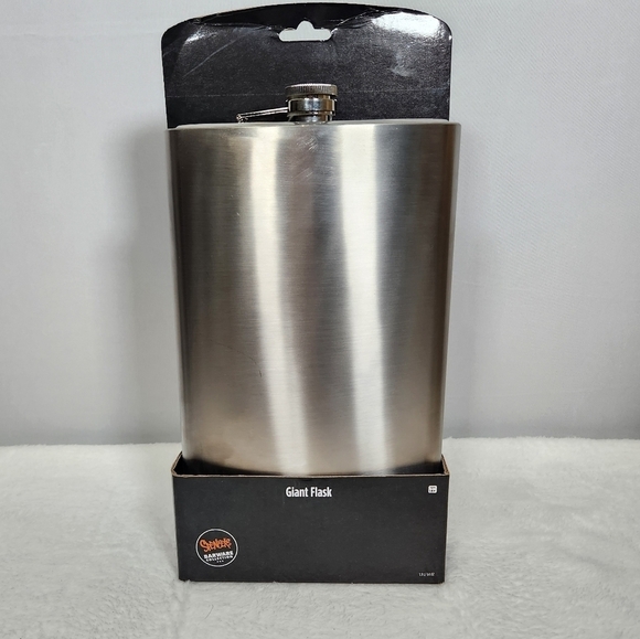 Spencer's Other - Spencer's Metallic Silver Giant Flask
